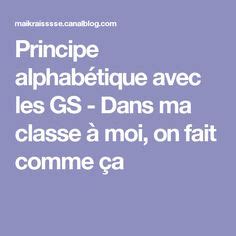 Id Es De Principe Alphab Tique Alphabet Maternelle Maternelle