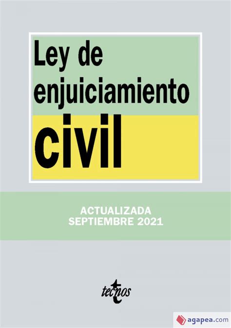 Ley De Enjuiciamiento Civil Editorial Tecnos 9788430982813