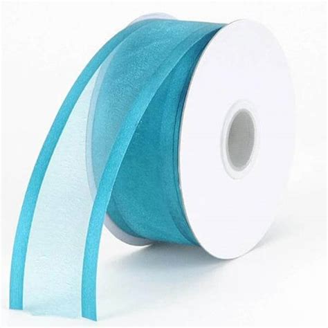 Wholesale Silk Sheer Nylon Organza Ribbon With Satin Side Edge For Gift