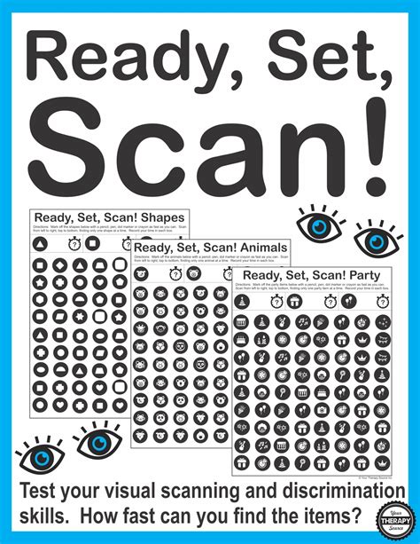 Ready, Set, Scan - Visual Scanning and Discrimination Activity - Your