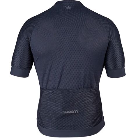 Camisa Woom Masculina Carbon Black Preta Ciclismo Modelagem Fit V