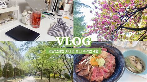 시험 앞두고 집 나감 갑자기 병원행 🥲 컴공 대학생 일상 Vlog 💻 겹벚꽃 🌸 문구류 노트북 마개 올리브영 립리프 언박싱