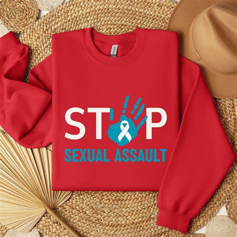 Stop Sexual Assault Shirt Sexual Assault Awareness Teal Ribbon Sexual Assault Survivor Tee