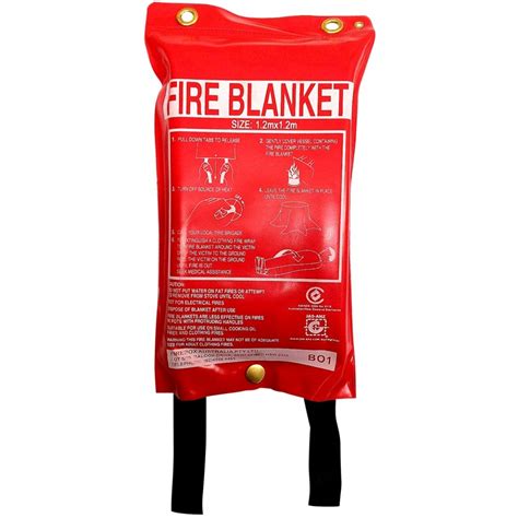 1 2m X 1 2m Fire Blanket 30 Pcs Xtreme Safety