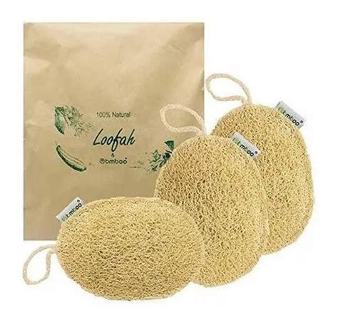 Esponja Exfoliante De Esponja Vegetal Natural Paquete Mercadolibre