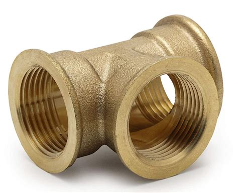 Professionele Uitruisting Bsp 12 Or 34 Female Thread Brass T