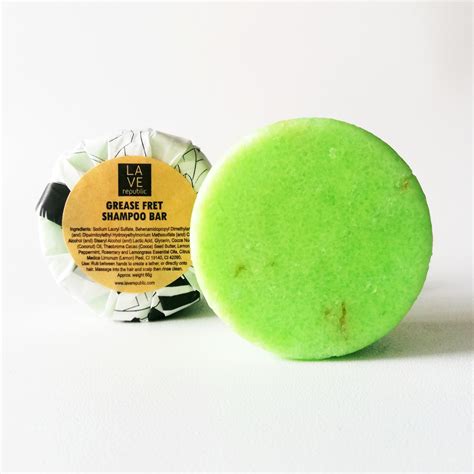 Grease Fret Shampoo Bar For Oily Scalp Lave Republic