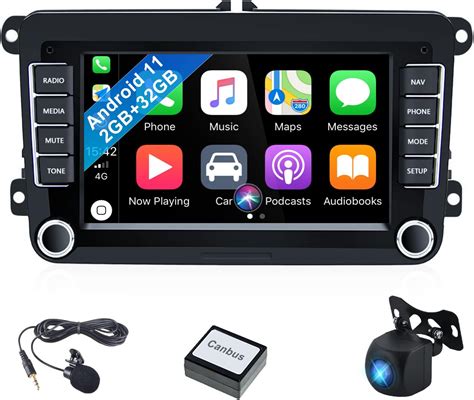 Autoradio Android 11 Avec Apple Carplay Android Auto Sans Fil Pour