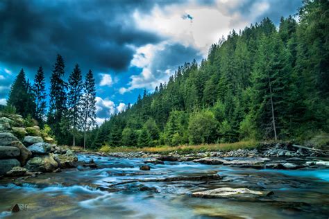 4K, 5K, Mazeri village, Georgia, Mountains, Stones, Scenery, Stream, Trees, Valley, HD Wallpaper ...