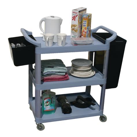 Gpc Shelf Service Trolley Grey Hi Y Onestopstationery