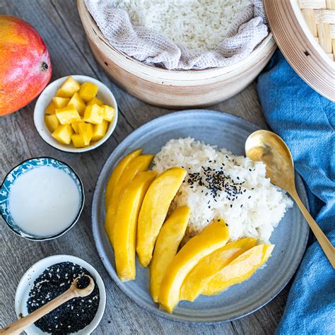 Riz Gluant Au Lait De Coco Mangue Recette Gourmande Et Facile