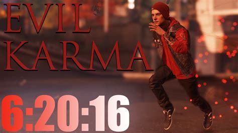 Infamous Second Son Evil Karma Speedrun In Youtube