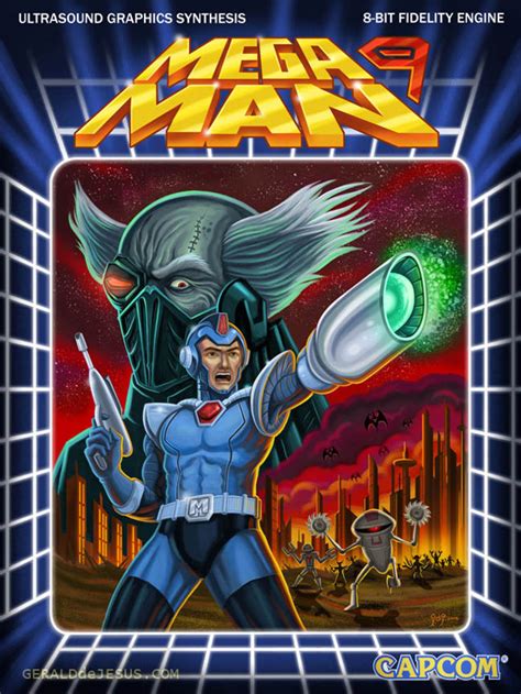 Mega Man Nes Box Art