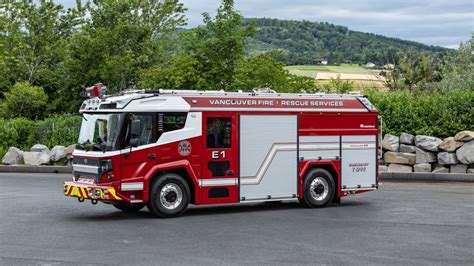 Vancouver Fire Rescue Services Introduces Revolutionary Electric Fire