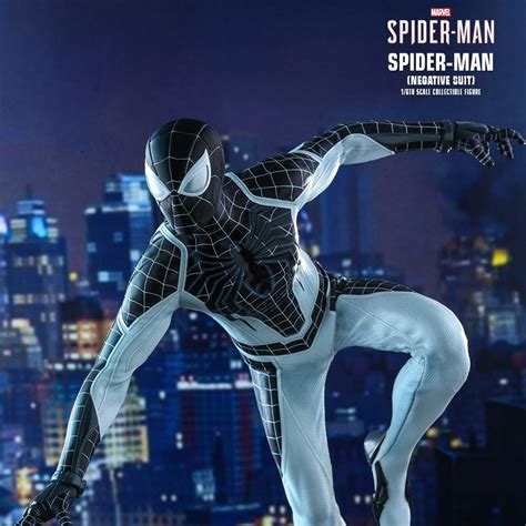 Hot Toys Vgm Marvels Spider Man Spider Man Negative Suit Brothers Hobby New Zealand
