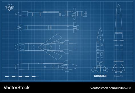 missile drawing ballistic  cruise missile vector image