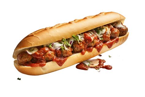 Ai Generated Meatball Sandwich With Transparent Background 36498735 Png