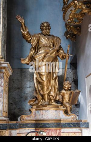 Saint Paul Holding A Book And A Sword Facing Right Ca 1500 1540 Stock