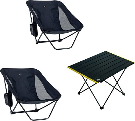 Iclimb 2 Low Folding Chair And 1 Folding Table Bundle