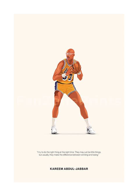 Kareem Abdul Jabbar Poster Minimalist Los Angeles Lakers Wall Etsy In 2024 Kareem Abdul