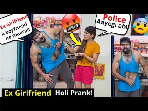 Ex Girlfriend K Saath Kheli Holi Prank On Wife Deepak Ahlawat