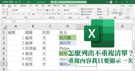 Excel 一整排資料，如何不複製到重複內容？3 種方法一次學會 哇哇3c日誌