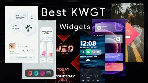 Top Best Kwgt Widget Packs Kustom Widget Pack Home Screen