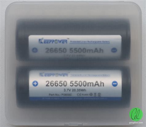 Review: Keeppower 26650 3.7V 5500mAh Protected Li-Ion Battery (P2655C ...