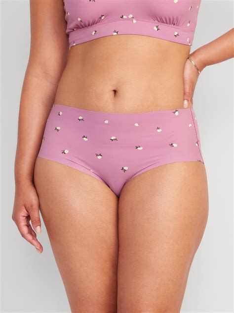High Waisted No Show Bikini Underwear For Women Old Navy