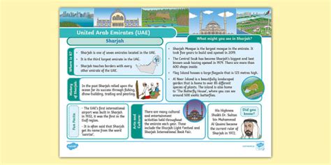 Sharjah Fact File KS1 Lehrer Gemacht Twinkl