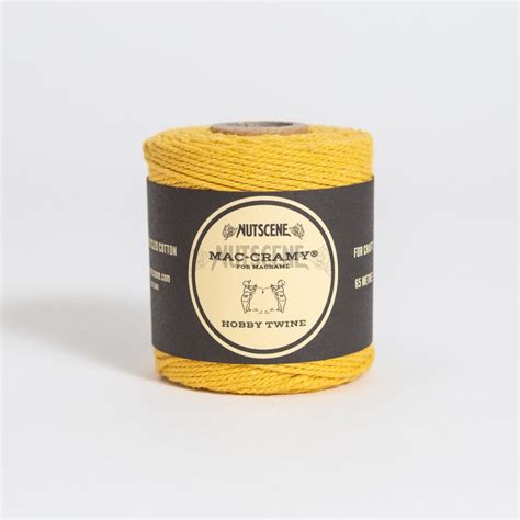 Macramé Cotton Twine- Nutscene Mac-Cramy ®Twines for Macrame!