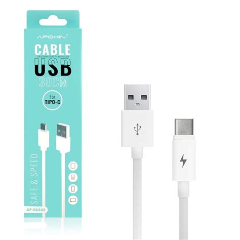 Comprar Cable De Datos Y Carga Apokin Usb A Tipo C Carga R Pida