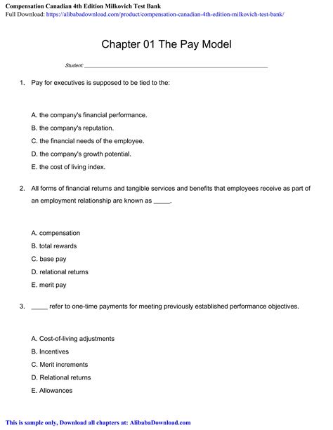 Cases In Compensation 11th Edition Milkovich 4