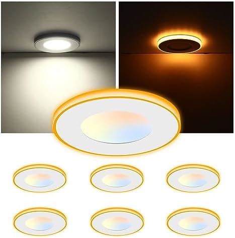 CLOUDY BAY 6 Pack 3 Inch 5CCT LED Recessed Down Light With Night