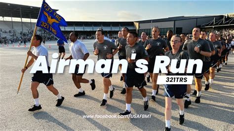 321st Training Squadron Airmans Run May 31 2023 Youtube