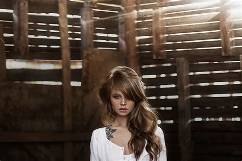 HD Wallpaper Portrait Tattoo Nastya Anastasia Shcheglova Tatiana