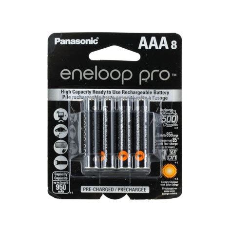 Panasonic Eneloop Pro Aaa 950mah 1 2v Low Self Discharge Nimh