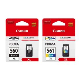 Canon PG 560XL CL 561XL High Capacity Black And Colour Ink Cartridge