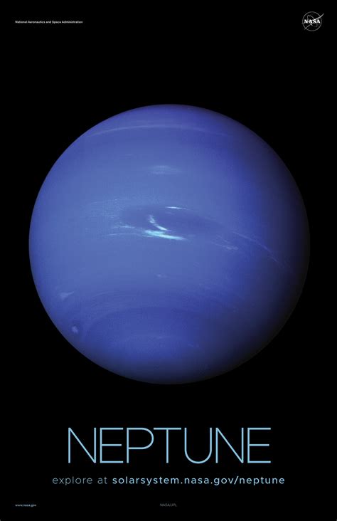 Neptune Poster - Version A | NASA Solar System Exploration