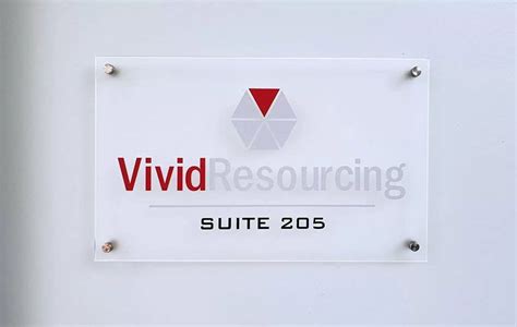 24 X 36 Frosted Acrylic Welcome Sign With White Acrylic Lettering Von