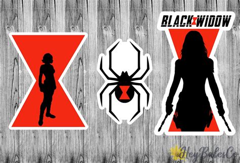 Marvel's Black Widow Stickers /Black Widow Natasha | Etsy