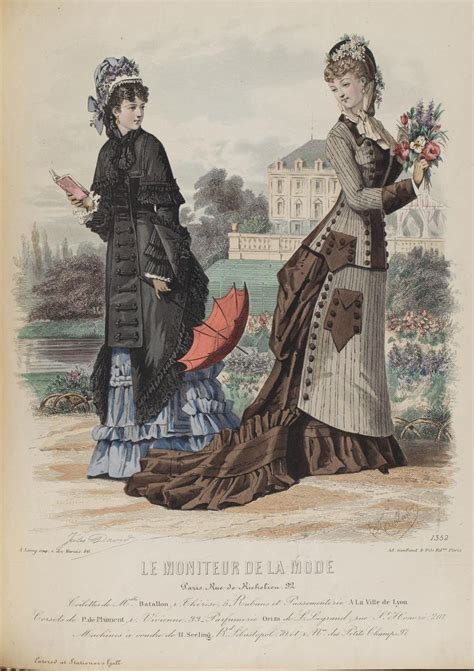 Le Moniteur De La Mode 1876 Victorian Women Victorian Fashion Vintage