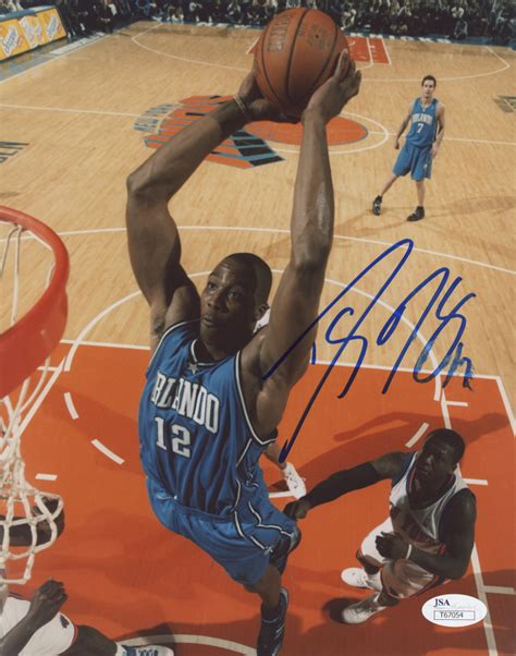 Dwight Howard Signed Magic 8x10 Photo Jsa Coa Pristine Auction