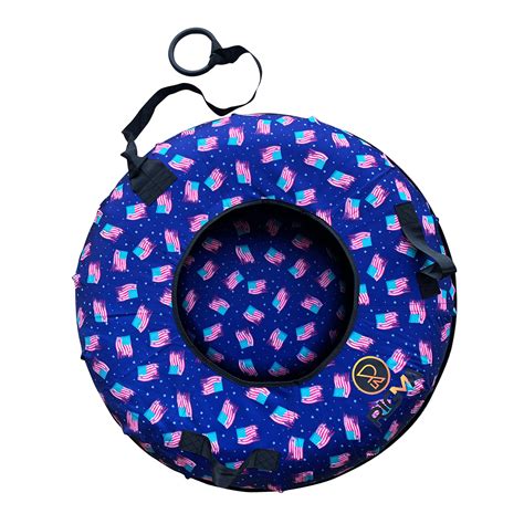 Rigma Snow Tube - Heavy Duty Snow Sleds | Hard Plastic Bottom, High