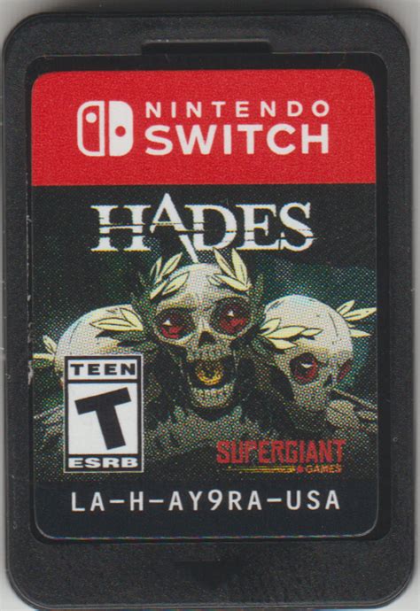 Hades (2021) Nintendo Switch box cover art - MobyGames