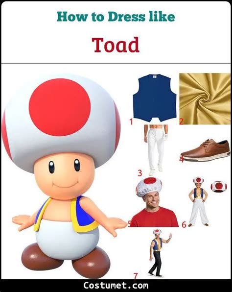 Toad And Toadette Costume From Super Mario For Cosplay And Halloween 2023