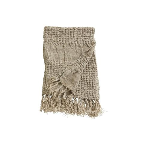 Serviette Lin Naturel D Co Boh Me Chic Nordal Abanita Fr