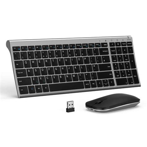 Wireless Keyboard And Mouse Seenda 24g Ultra Slim Uk