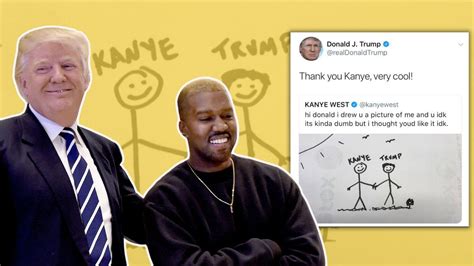 Fact Check Fake Screenshot Shows Trump Calling Ye Drawing Very Cool