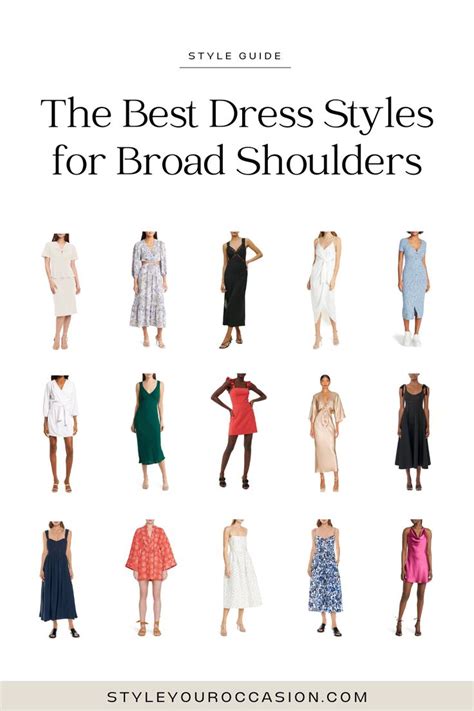 How To Dress Broad Shoulders 6 Most Flattering Dress Styles Tips Dresses For Broad